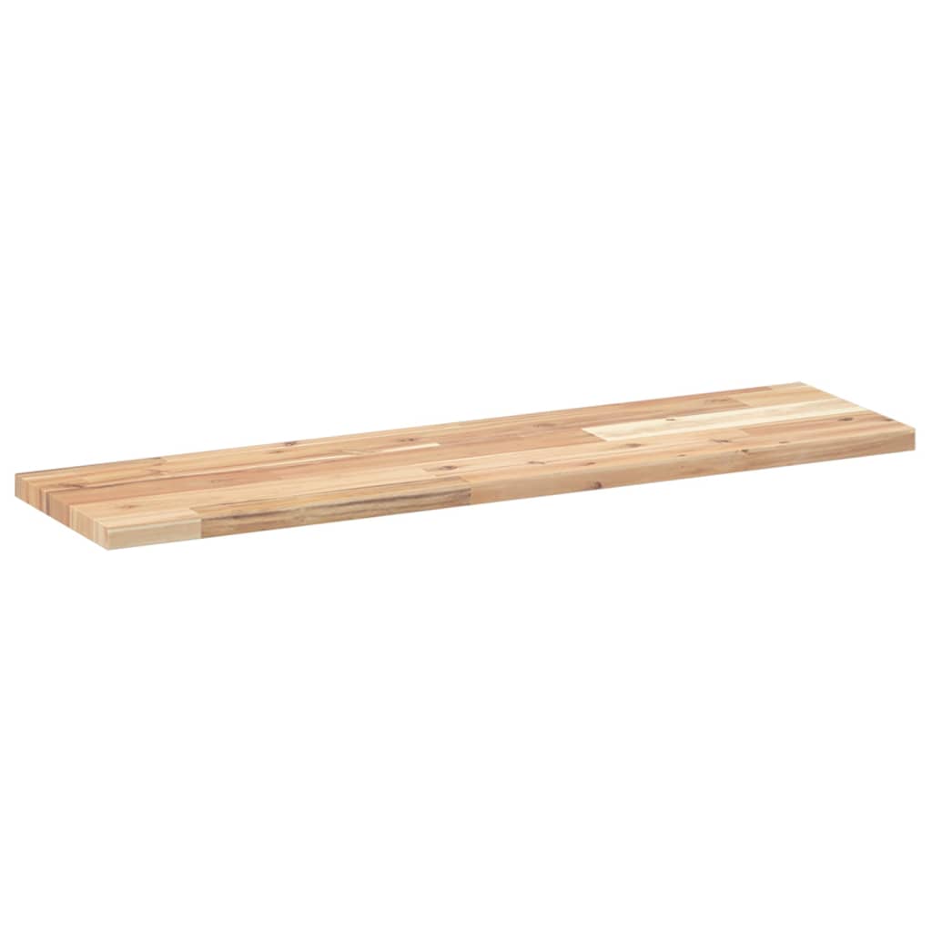 Schweberegale 4 Stk. 100x20x2 cm Massivholz Akazie Unbehandelt