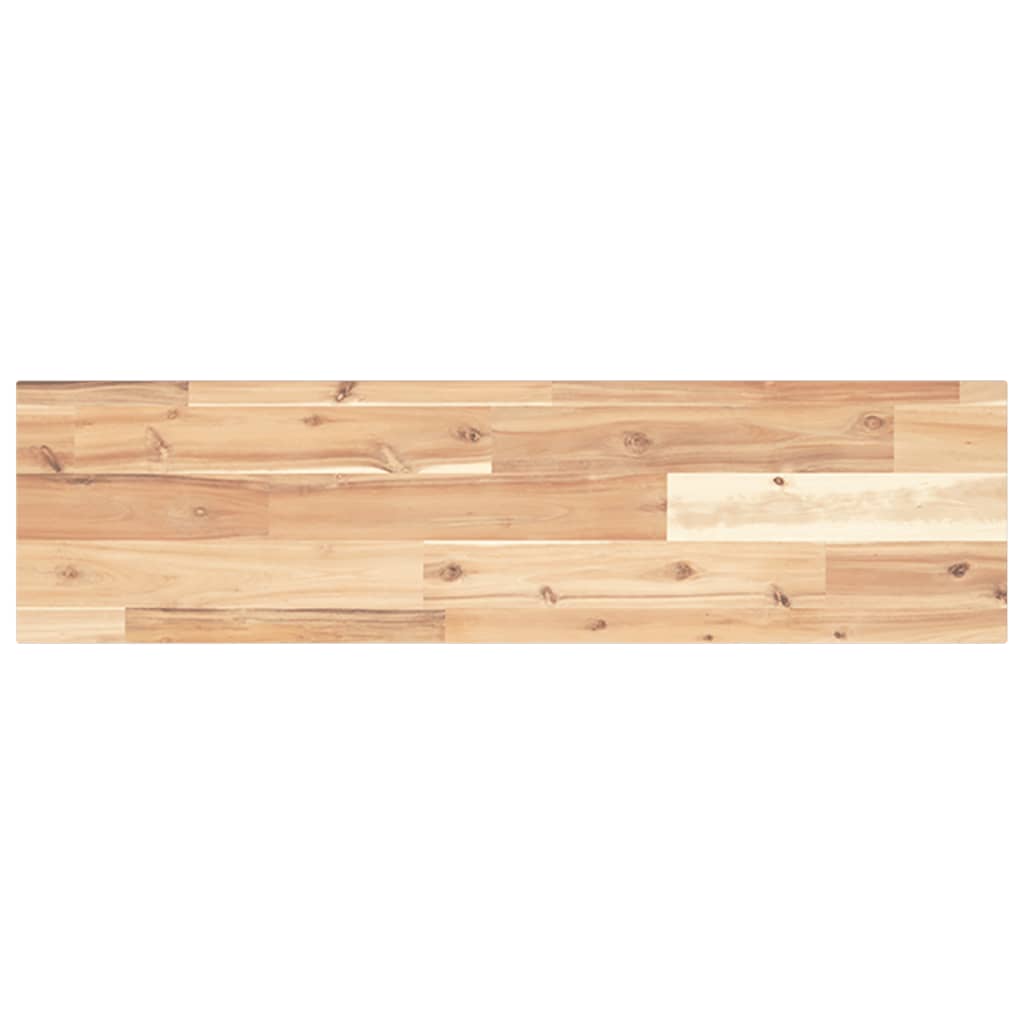 Schweberegale 4 Stk. 100x20x2 cm Massivholz Akazie Unbehandelt