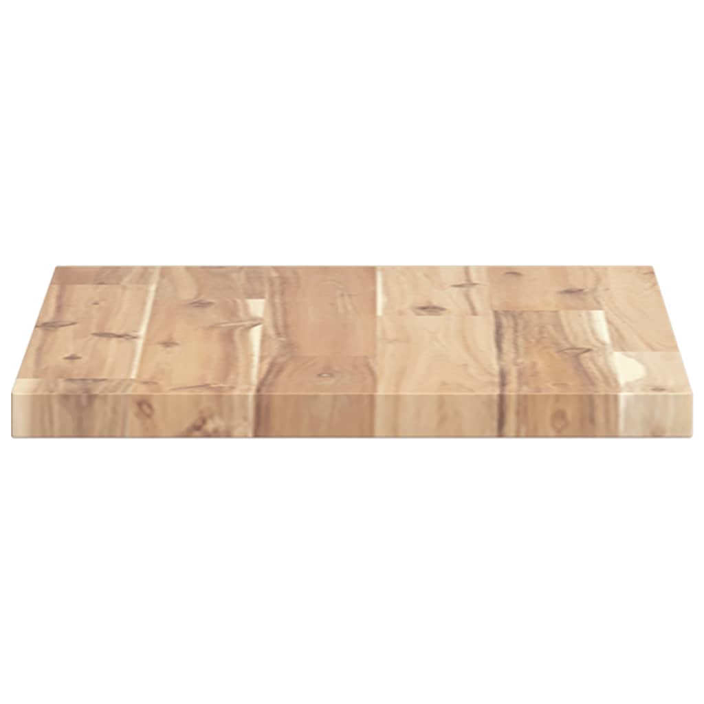 Schweberegale 2 Stk. 60x30x2 cm Massivholz Akazie Unbehandelt
