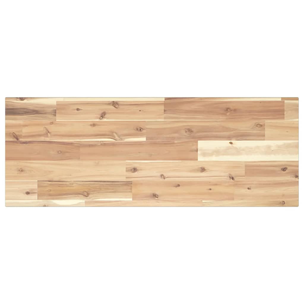 Schweberegal 80x30x2 cm Massivholz Akazie Unbehandelt