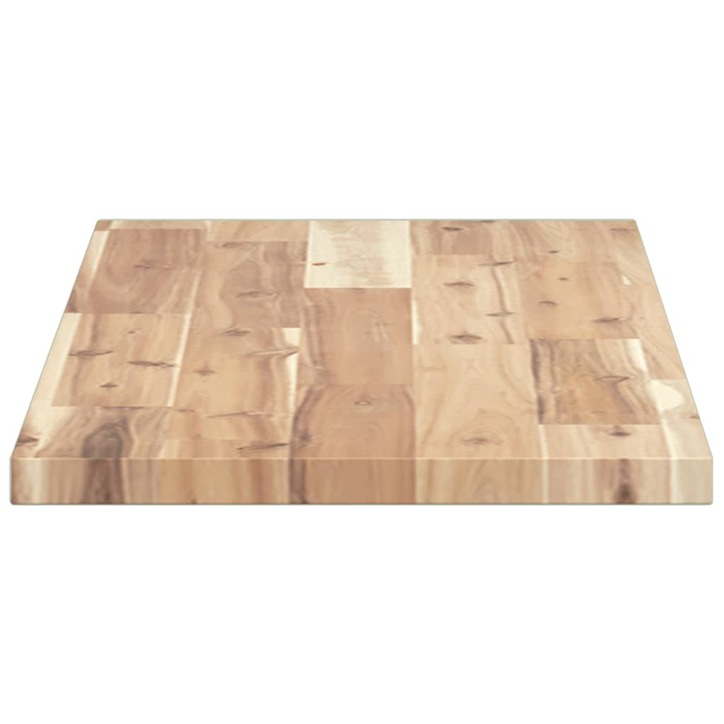 Schweberegal 80x30x2 cm Massivholz Akazie Unbehandelt