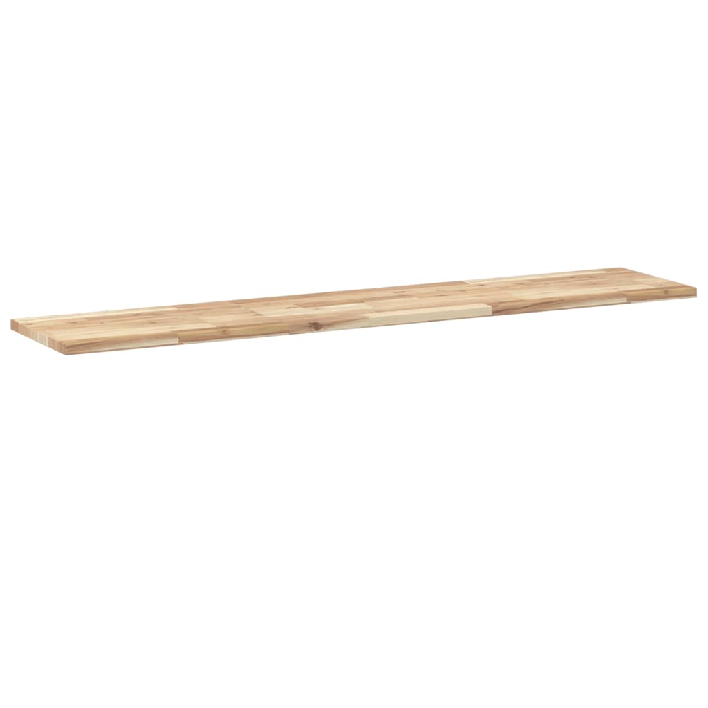 Schweberegal 120x30x2 cm Massivholz Akazie Unbehandelt