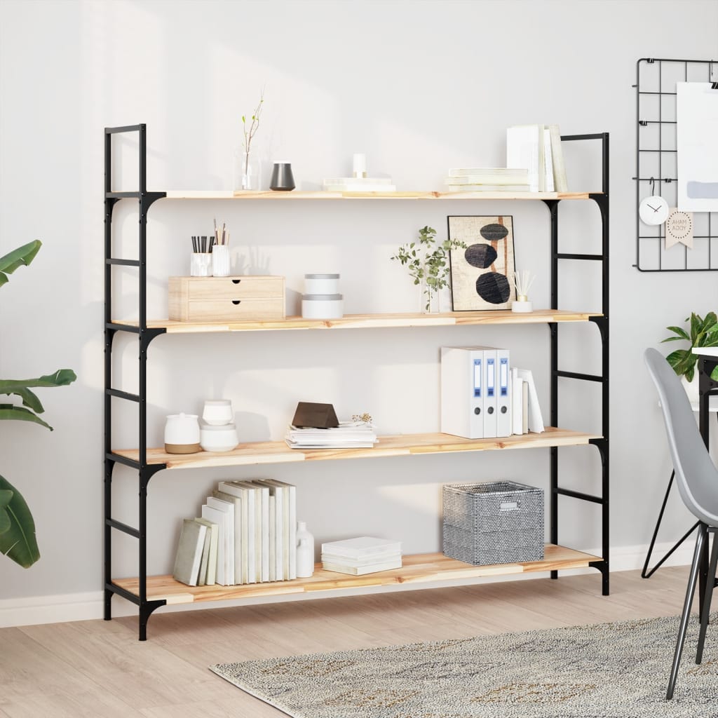 Schweberegale 3 Stk. 140x30x2 cm Massivholz Akazie Unbehandelt