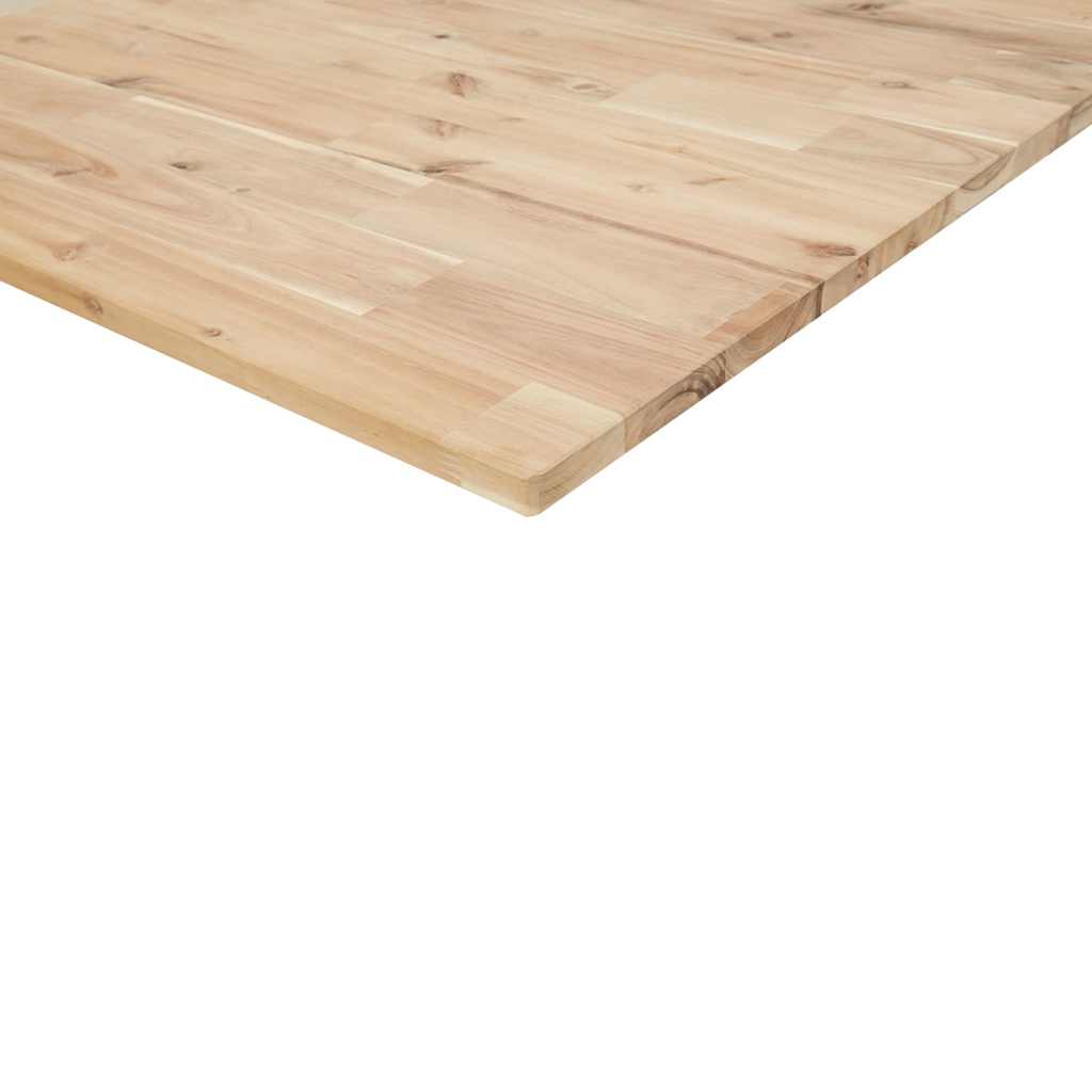 Schweberegal 80x40x2 cm Massivholz Akazie Unbehandelt