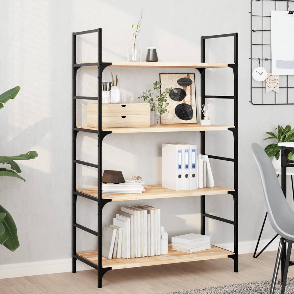 Schweberegale 2 Stk. 100x40x2 cm Massivholz Akazie Unbehandelt