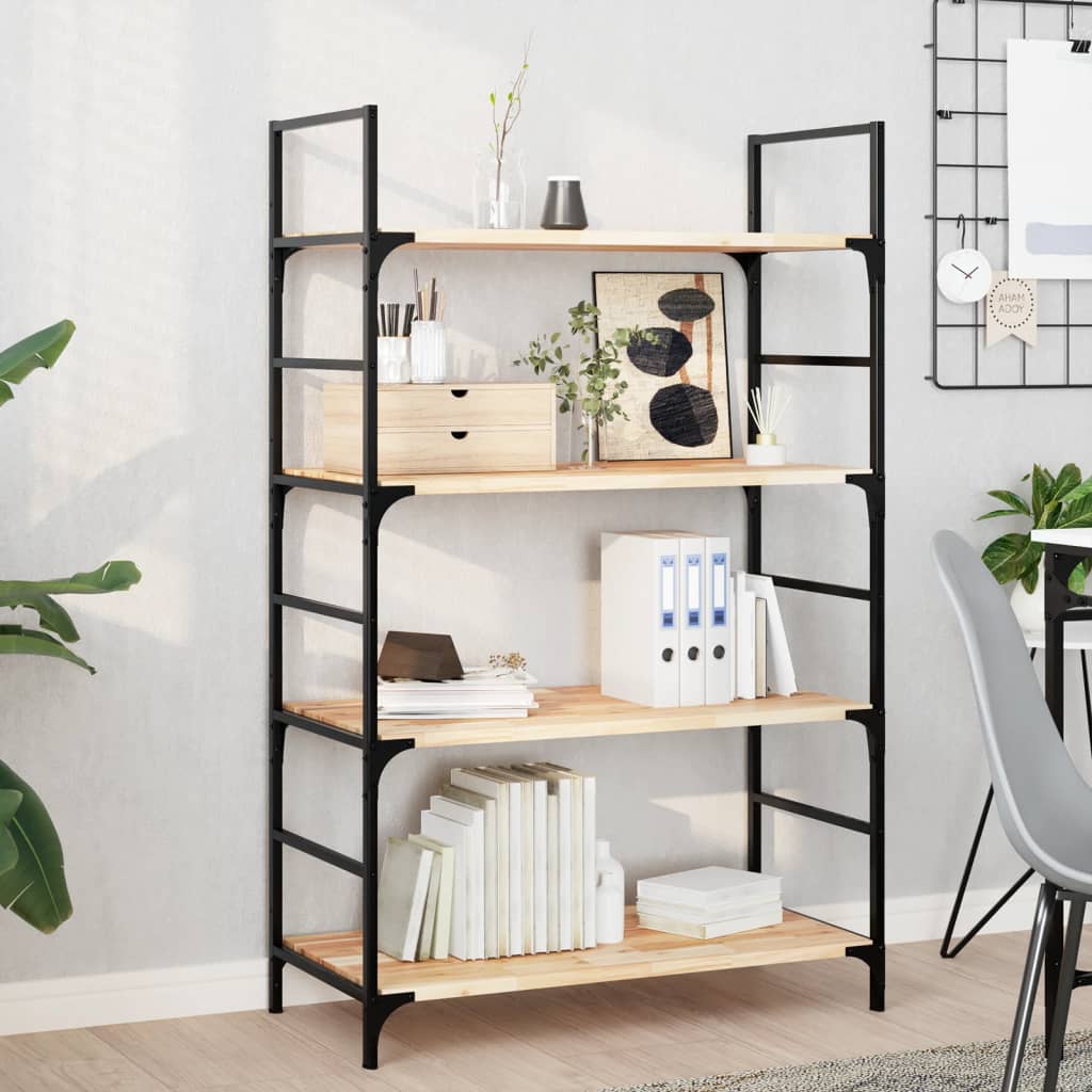 Schweberegale 4 Stk. 100x40x2 cm Massivholz Akazie Unbehandelt