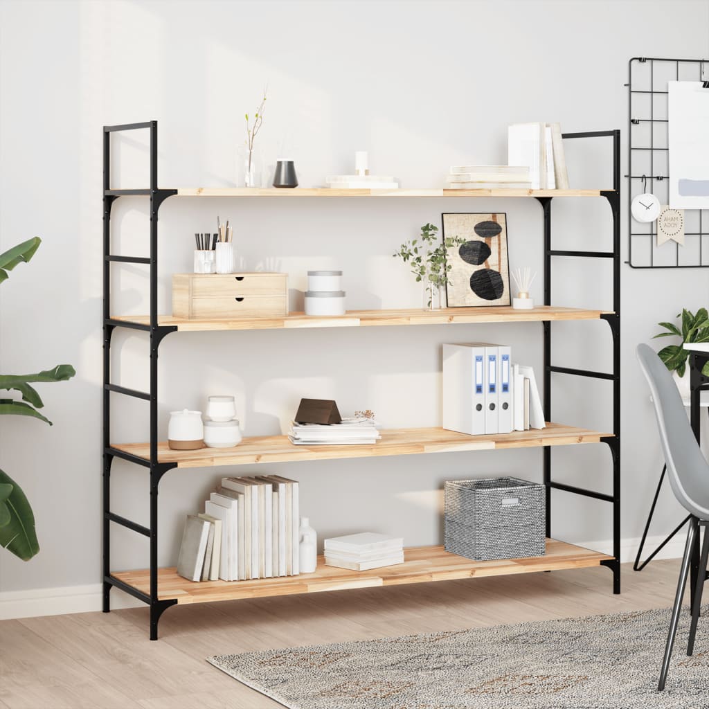 Schweberegale 3 Stk. 120x40x2 cm Massivholz Akazie Unbehandelt