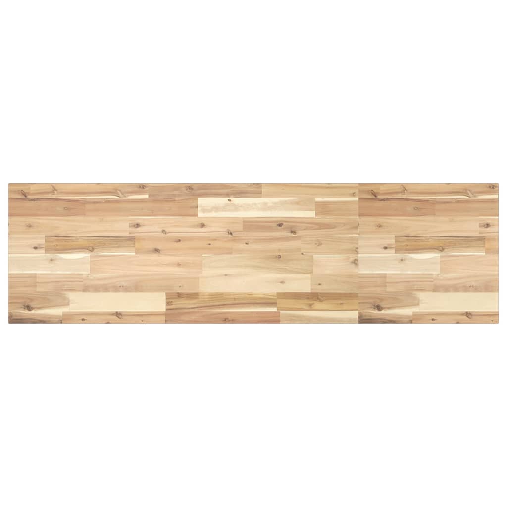 Schweberegal 160x40x2 cm Massivholz Akazie Unbehandelt