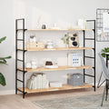 Schweberegale 4 Stk. 160x40x2 cm Massivholz Akazie Unbehandelt