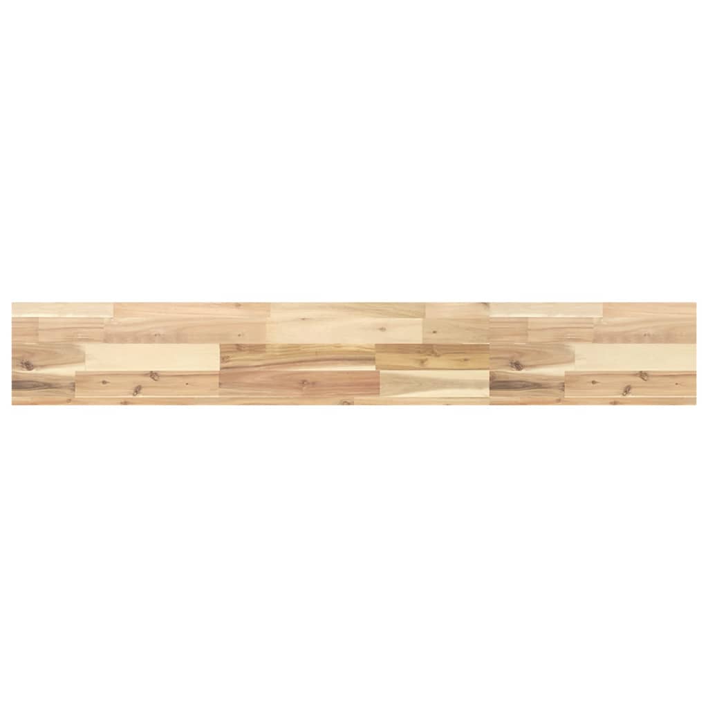Schweberegal 160x20x4 cm Massivholz Akazie Unbehandelt