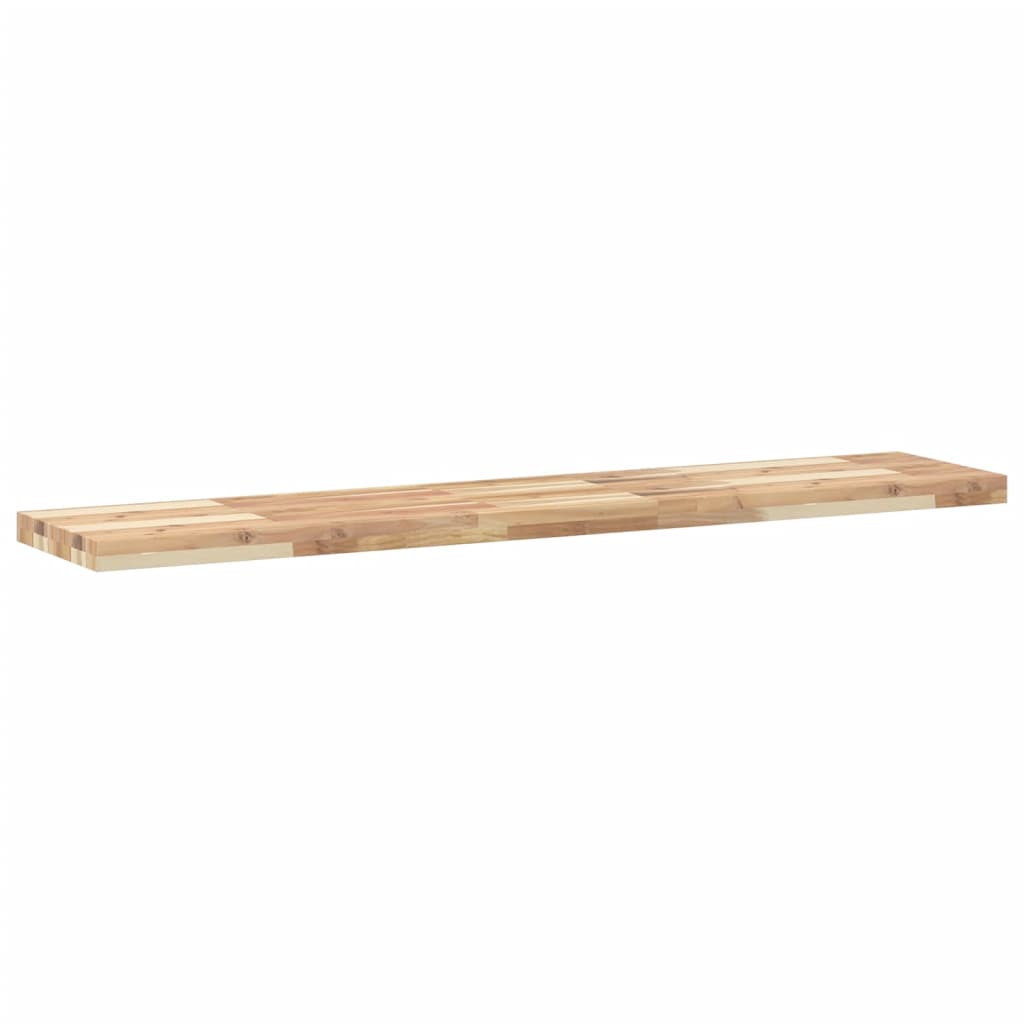 Schweberegale 4 Stk. 140x30x4 cm Massivholz Akazie Unbehandelt