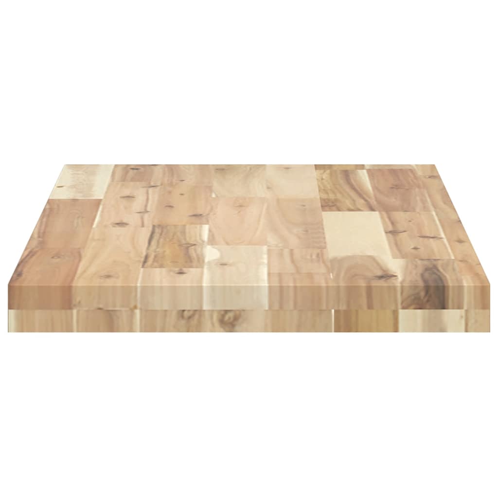 Schweberegale 3 Stk. 80x40x4 cm Massivholz Akazie Unbehandelt