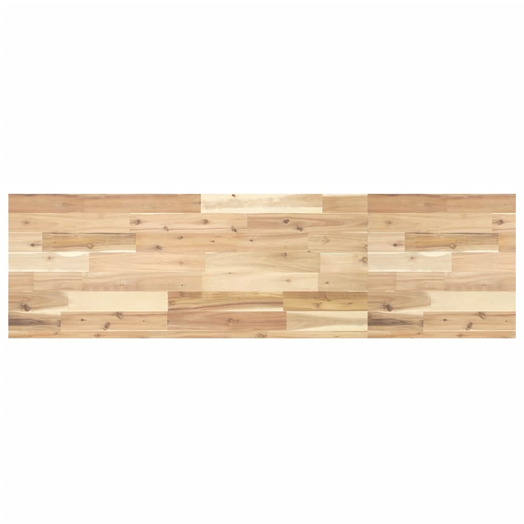 Schweberegale 2 Stk. 160x40x4 cm Massivholz Akazie Unbehandelt