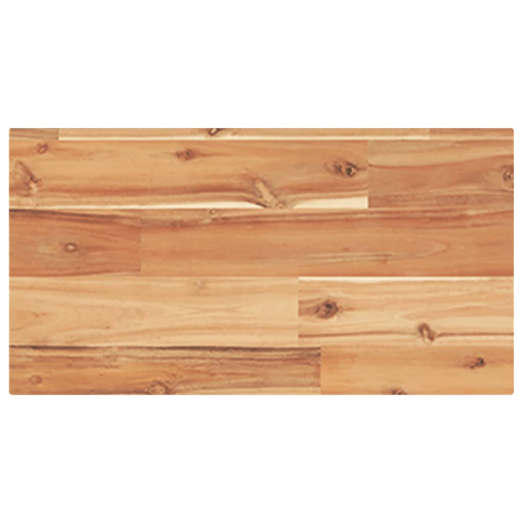 Schweberegal 60x20x2 cm Massivholz Akazie Ölbehandelt