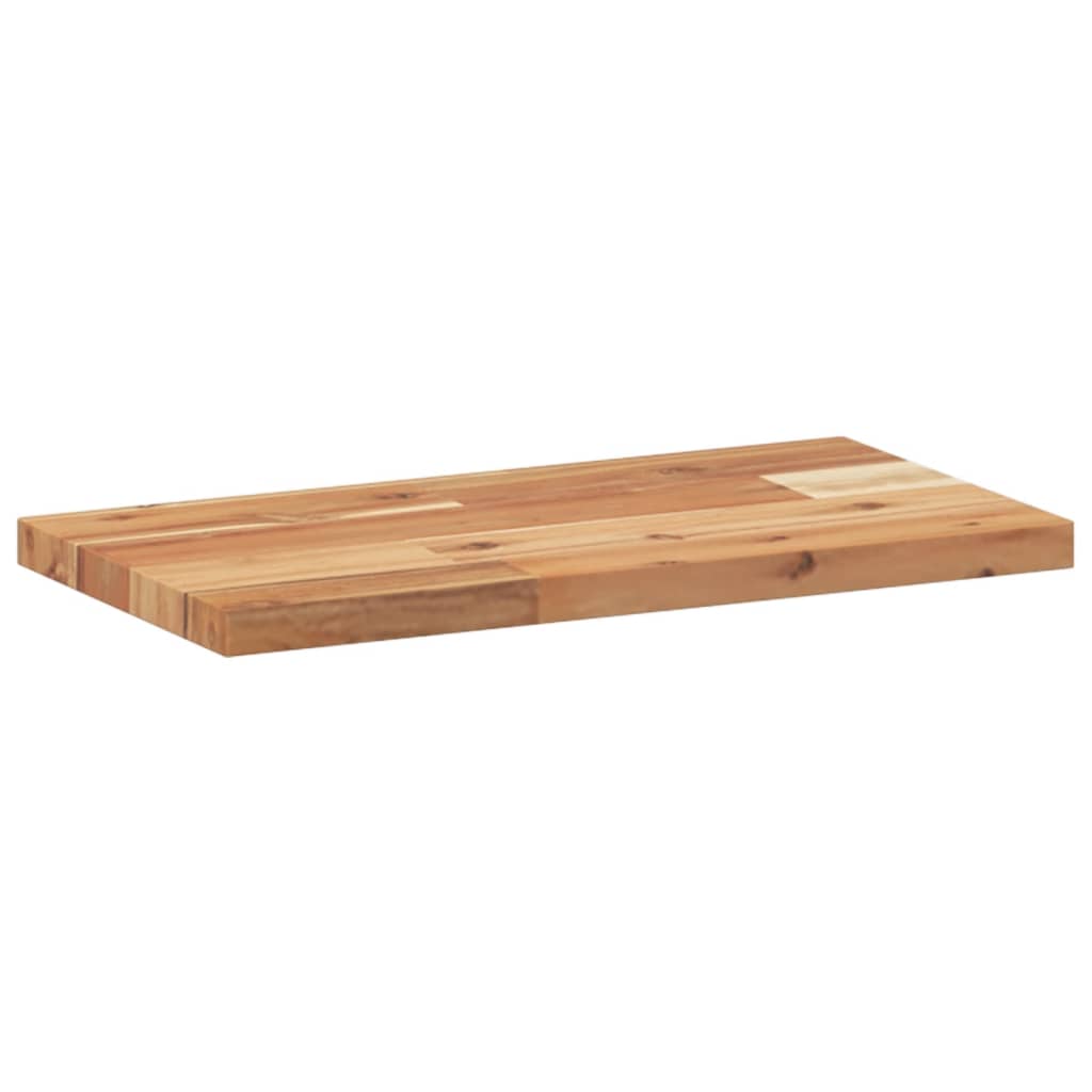 Schweberegal 60x20x2 cm Massivholz Akazie Ölbehandelt