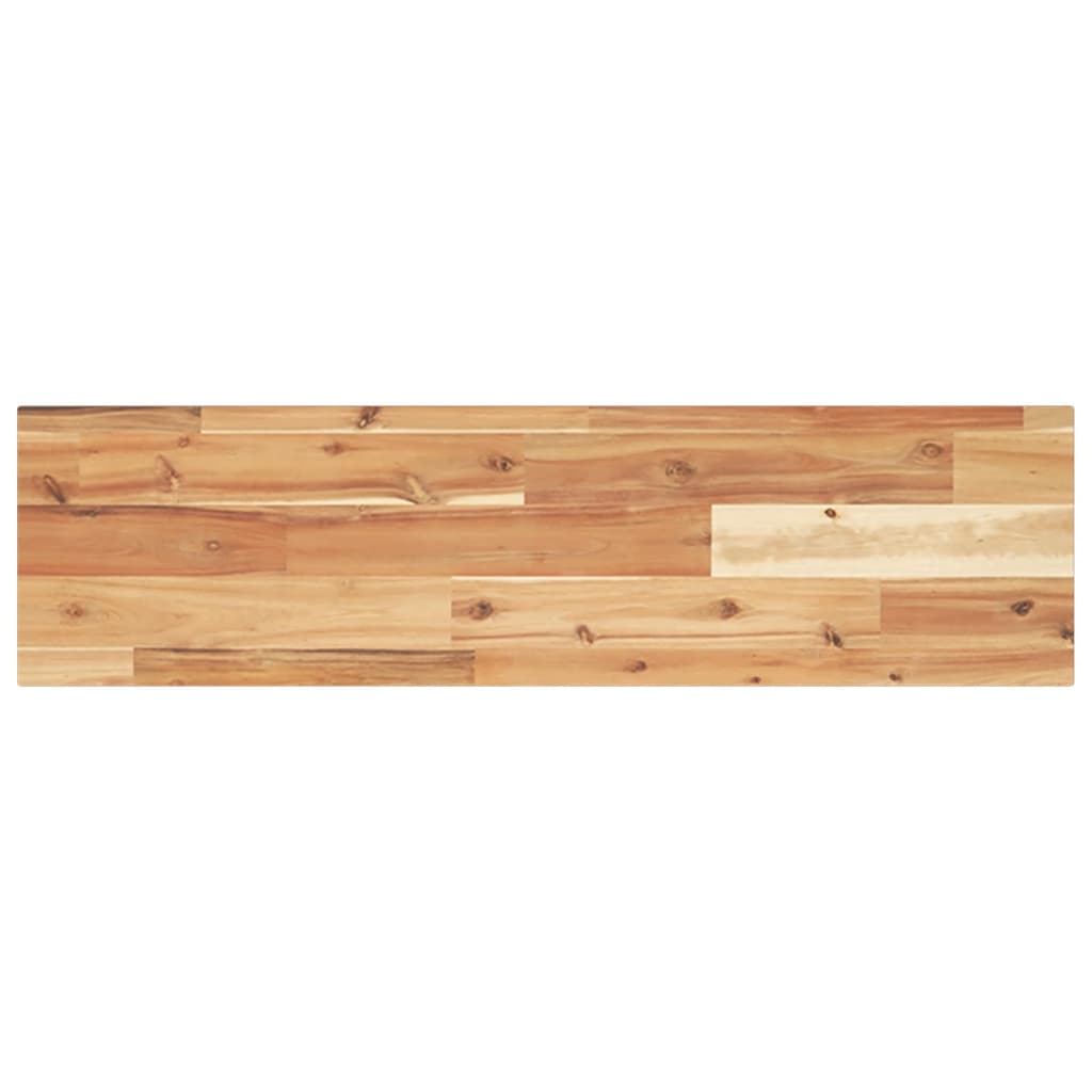 Schweberegale 4 Stk. 80x20x2 cm Massivholz Akazie Ölbehandelt