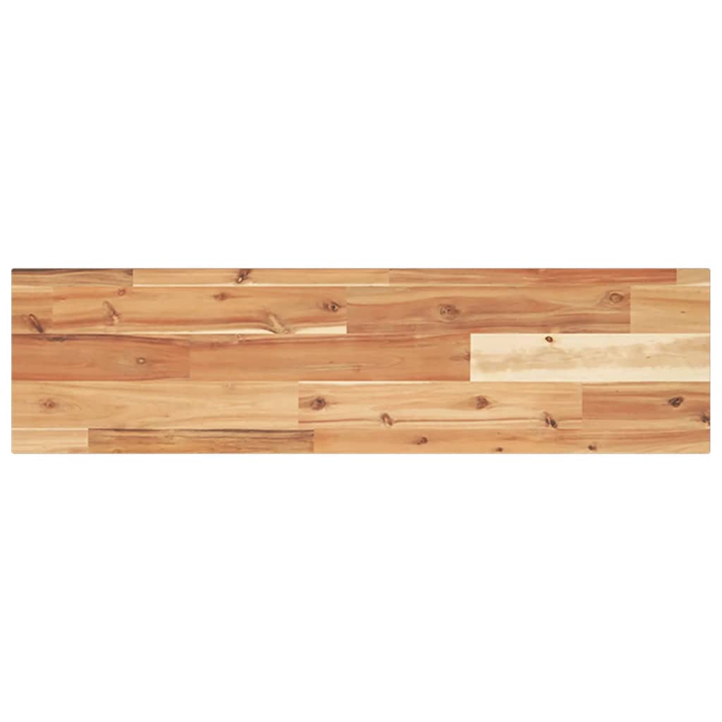 Schweberegale 4 Stk. 100x20x2 cm Massivholz Akazie Ölbehandelt