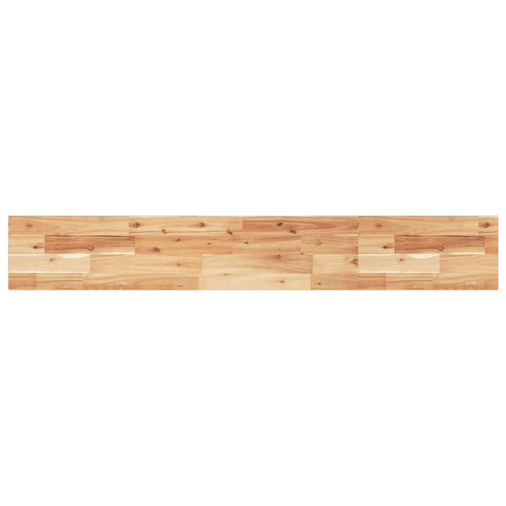 Schweberegale 2 Stk. 160x20x2 cm Massivholz Akazie Ölbehandelt