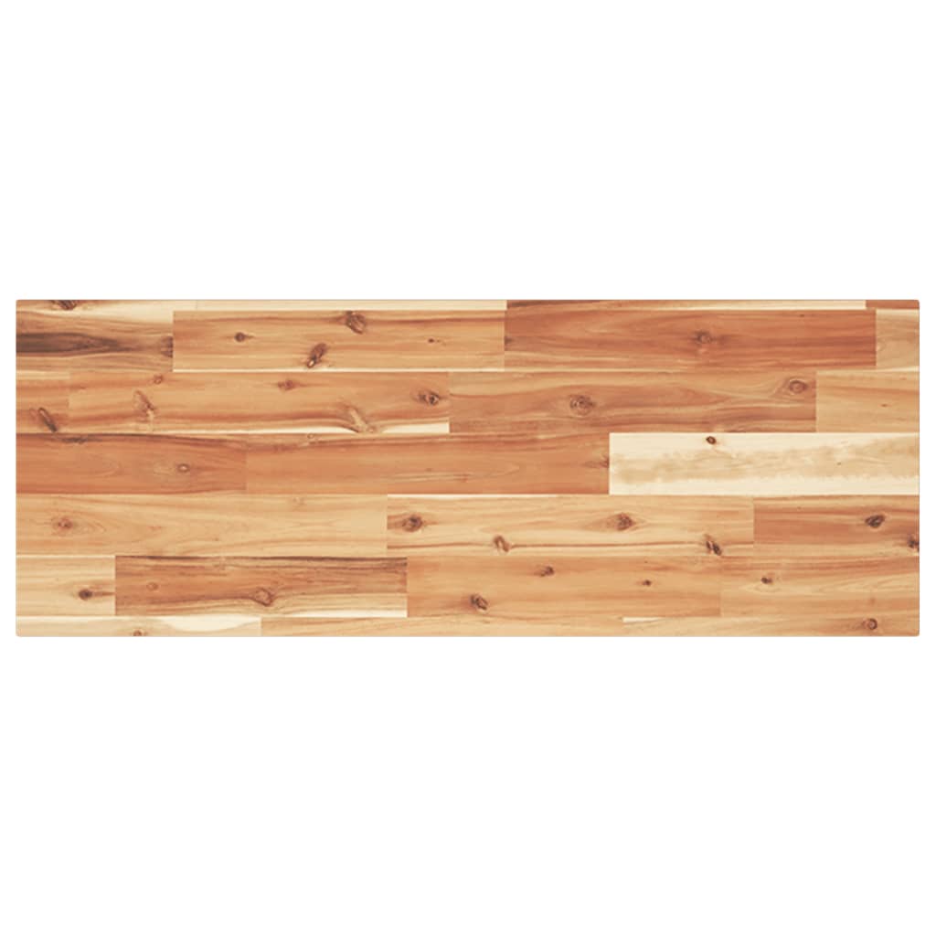 Schweberegale 2 Stk. 100x30x2 cm Massivholz Akazie Ölbehandelt