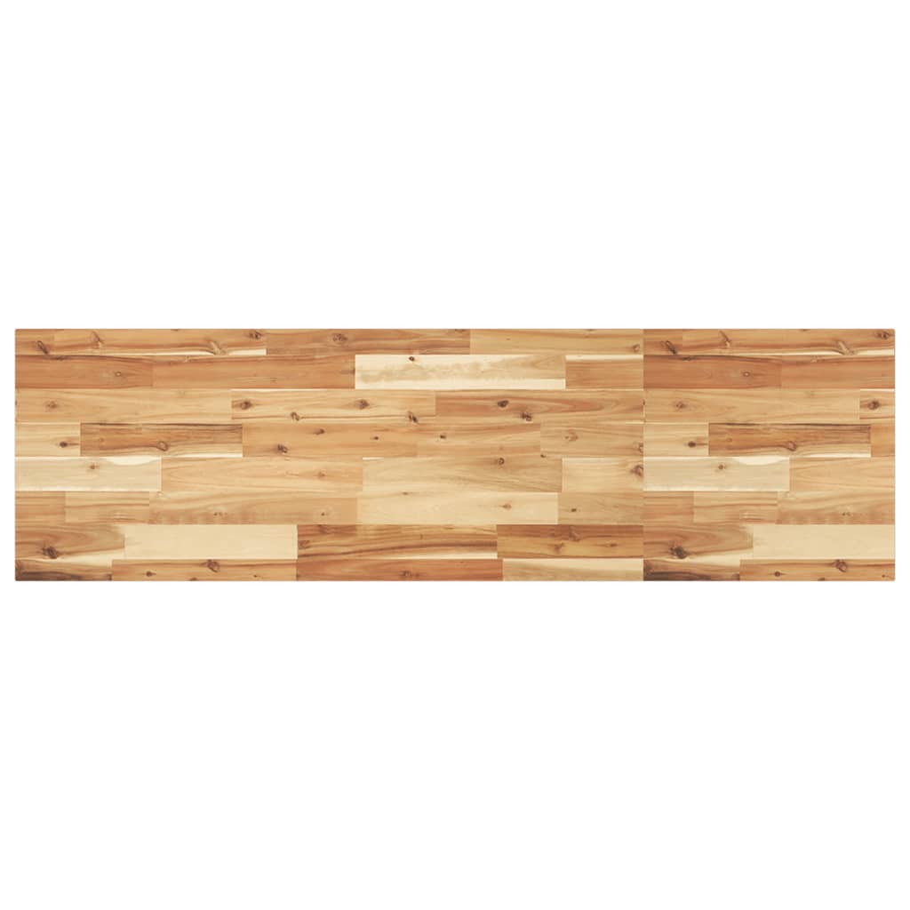 Schweberegale 4 Stk. 120x40x2 cm Massivholz Akazie Ölbehandelt