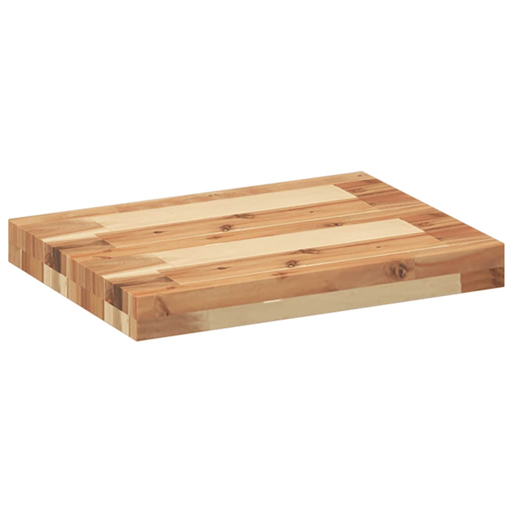 Schweberegale 4 Stk. 40x30x4 cm Massivholz Akazie Ölbehandelt