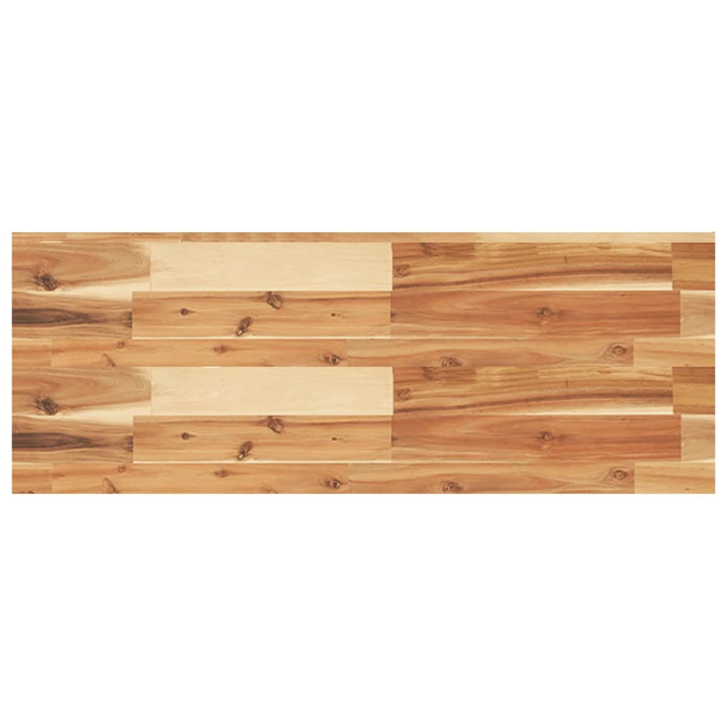 Schweberegale 2 Stk. 80x30x4 cm Massivholz Akazie Ölbehandelt