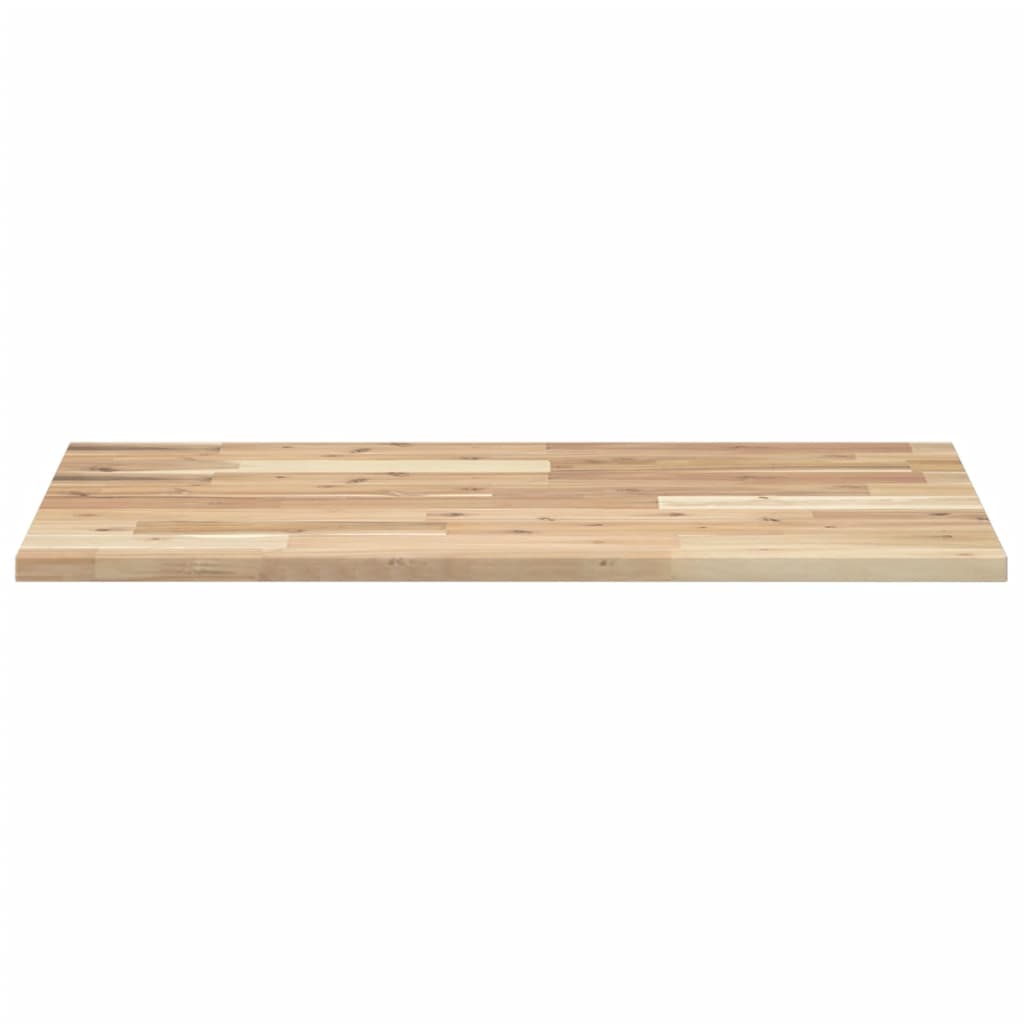 Waschtischplatte Unbehandelt 80x50x2 cm Massivholz Akazie