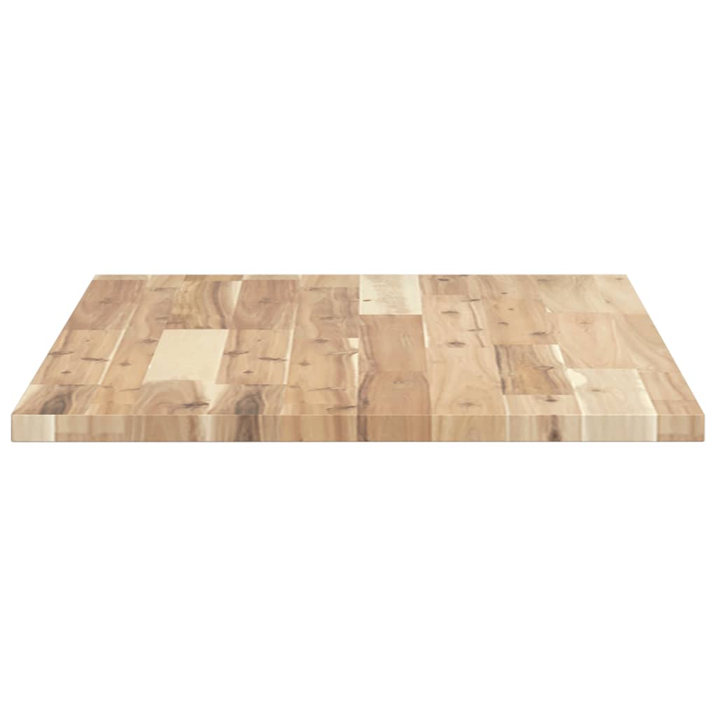 Waschtischplatte Unbehandelt 80x50x2 cm Massivholz Akazie