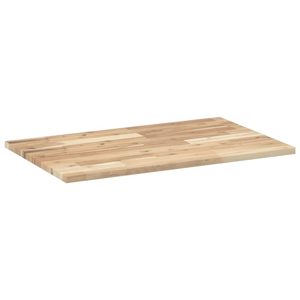 Waschtischplatte Unbehandelt 80x50x2 cm Massivholz Akazie