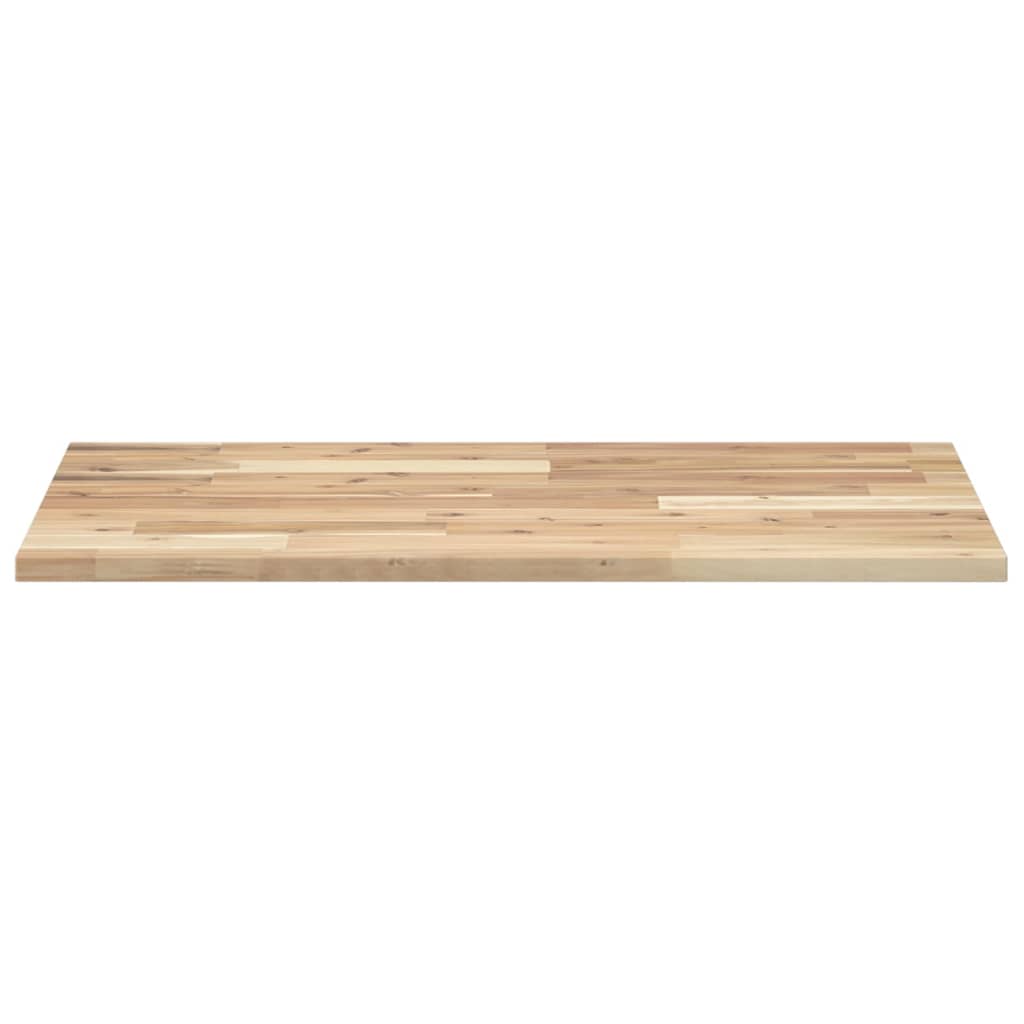 Waschtischplatte Unbehandelt 100x50x2 cm Massivholz Akazie