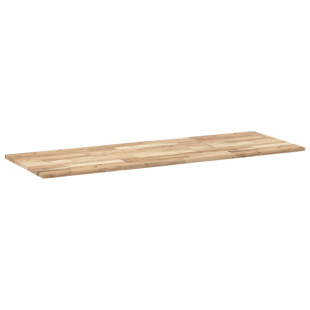 Waschtischplatte Unbehandelt 120x50x2 cm Massivholz Akazie