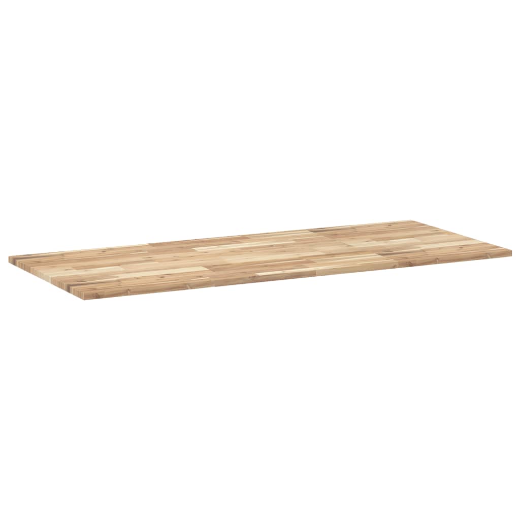Waschtischplatte Unbehandelt 140x60x2 cm Massivholz Akazie
