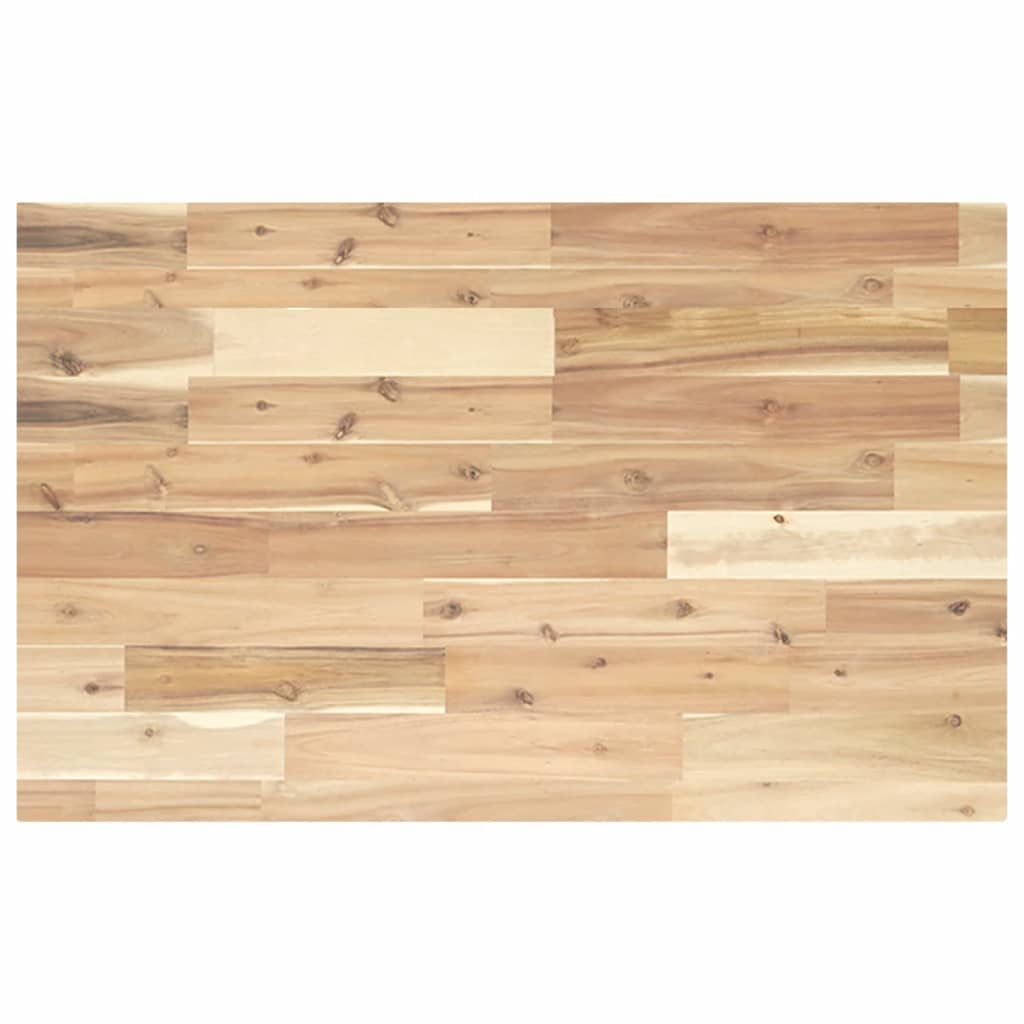 Waschtischplatte Unbehandelt 80x50x4 cm Massivholz Akazie