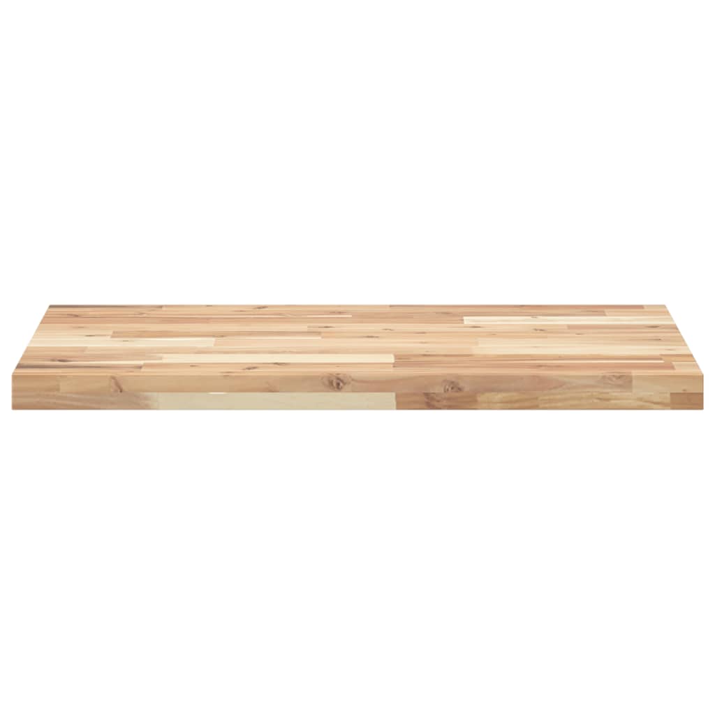 Waschtischplatte Unbehandelt 80x50x4 cm Massivholz Akazie