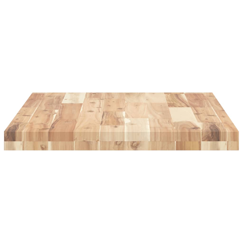 Waschtischplatte Unbehandelt 80x50x4 cm Massivholz Akazie