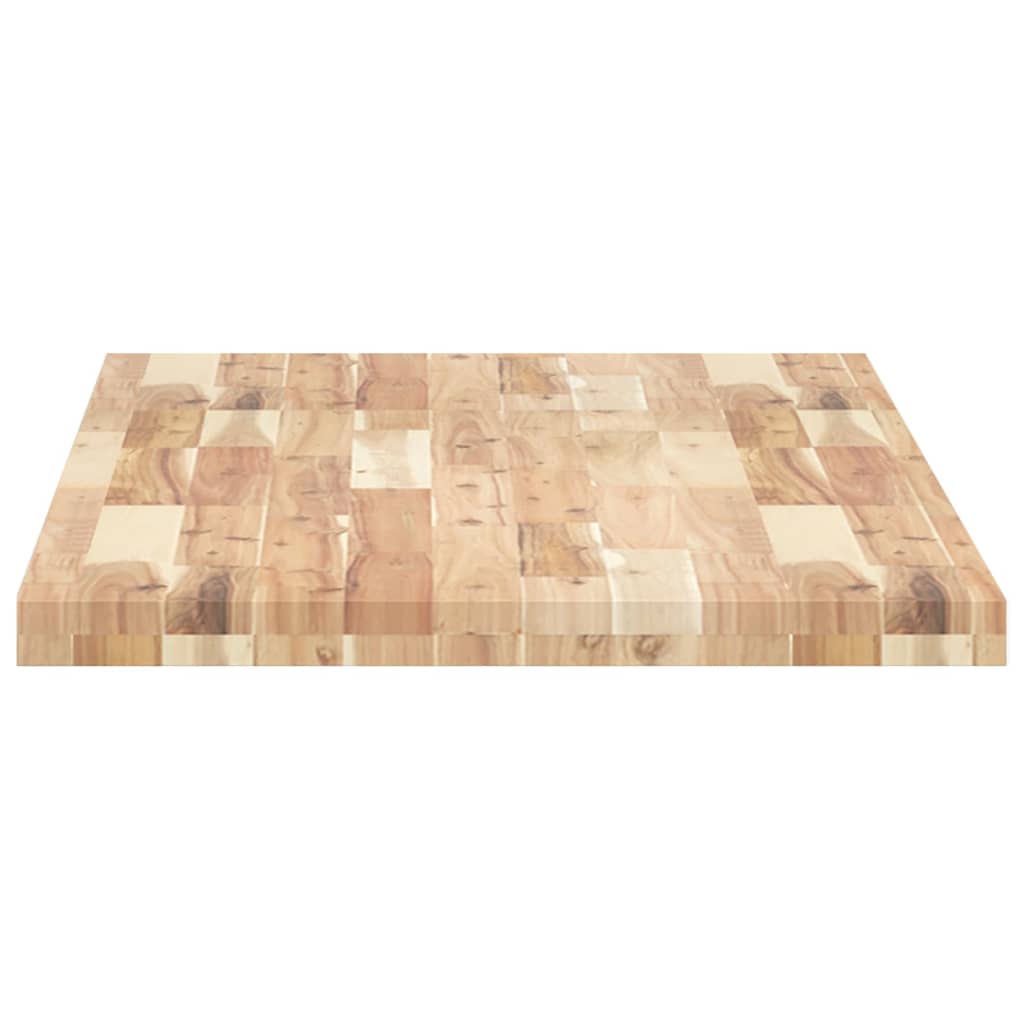Waschtischplatte Unbehandelt 140x60x4 cm Massivholz Akazie