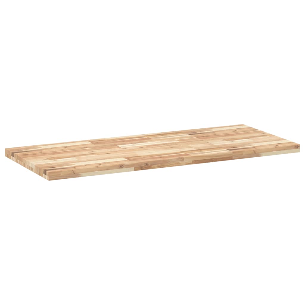 Waschtischplatte Unbehandelt 140x60x4 cm Massivholz Akazie