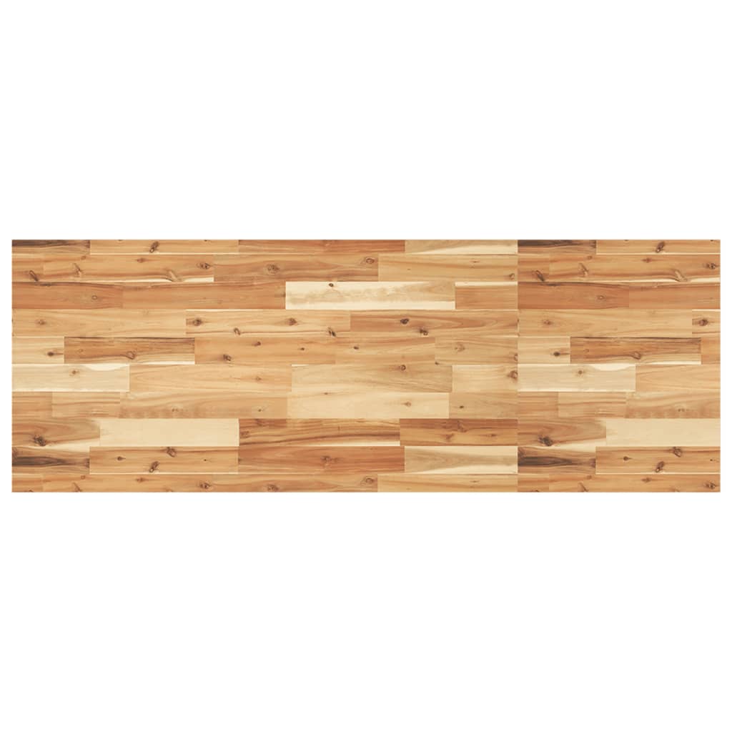 Waschtischplatte Ölbeschichtung 160x50x2 cm Massivholz Akazie