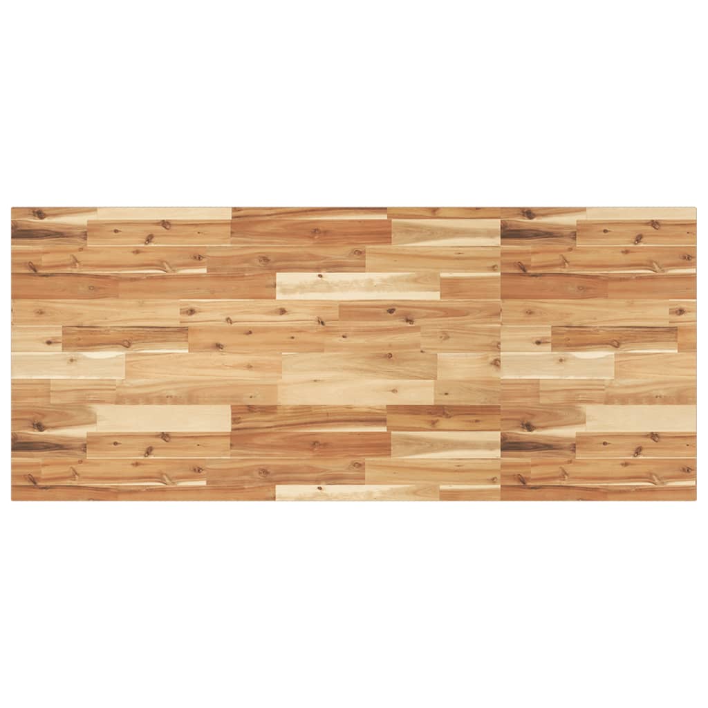 Waschtischplatte Ölbeschichtung 140x60x2 cm Massivholz Akazie