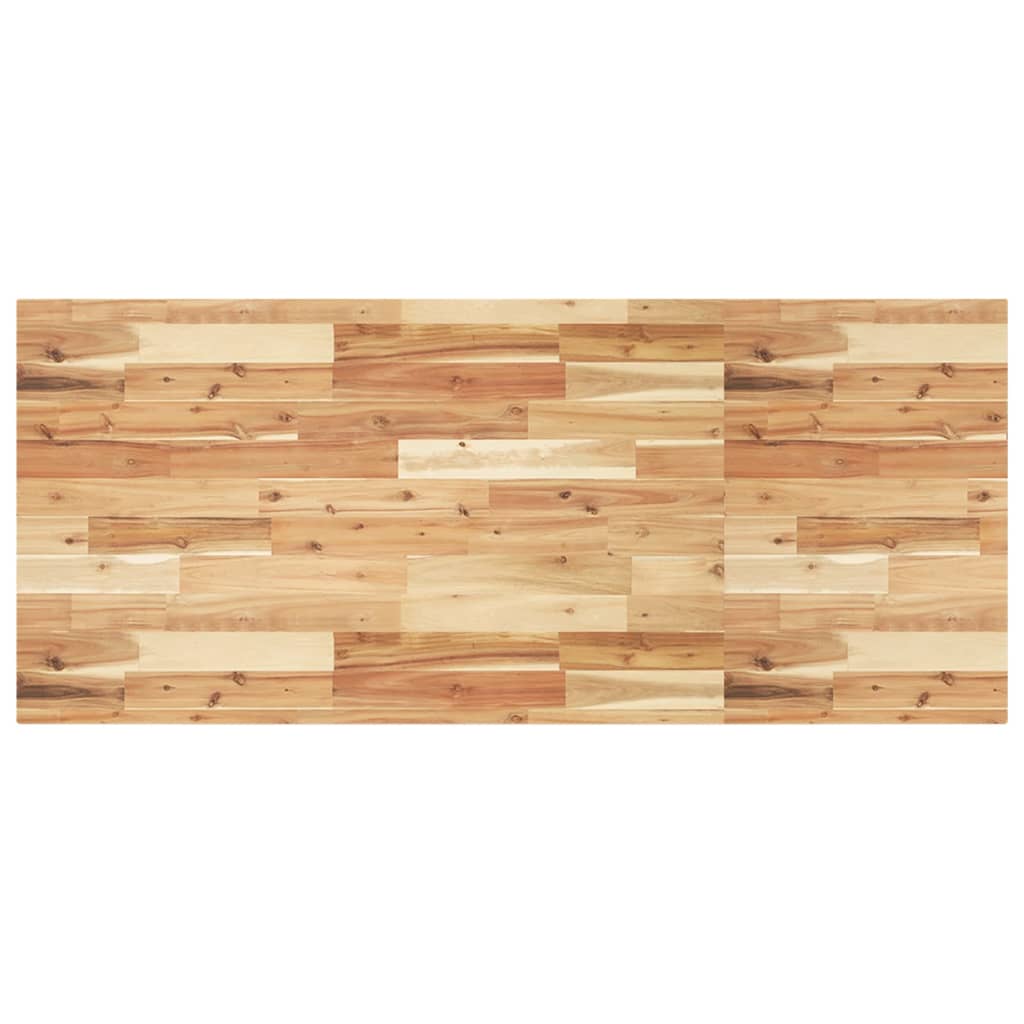 Waschtischplatte Ölbeschichtung 120x60x4 cm Massivholz Akazie