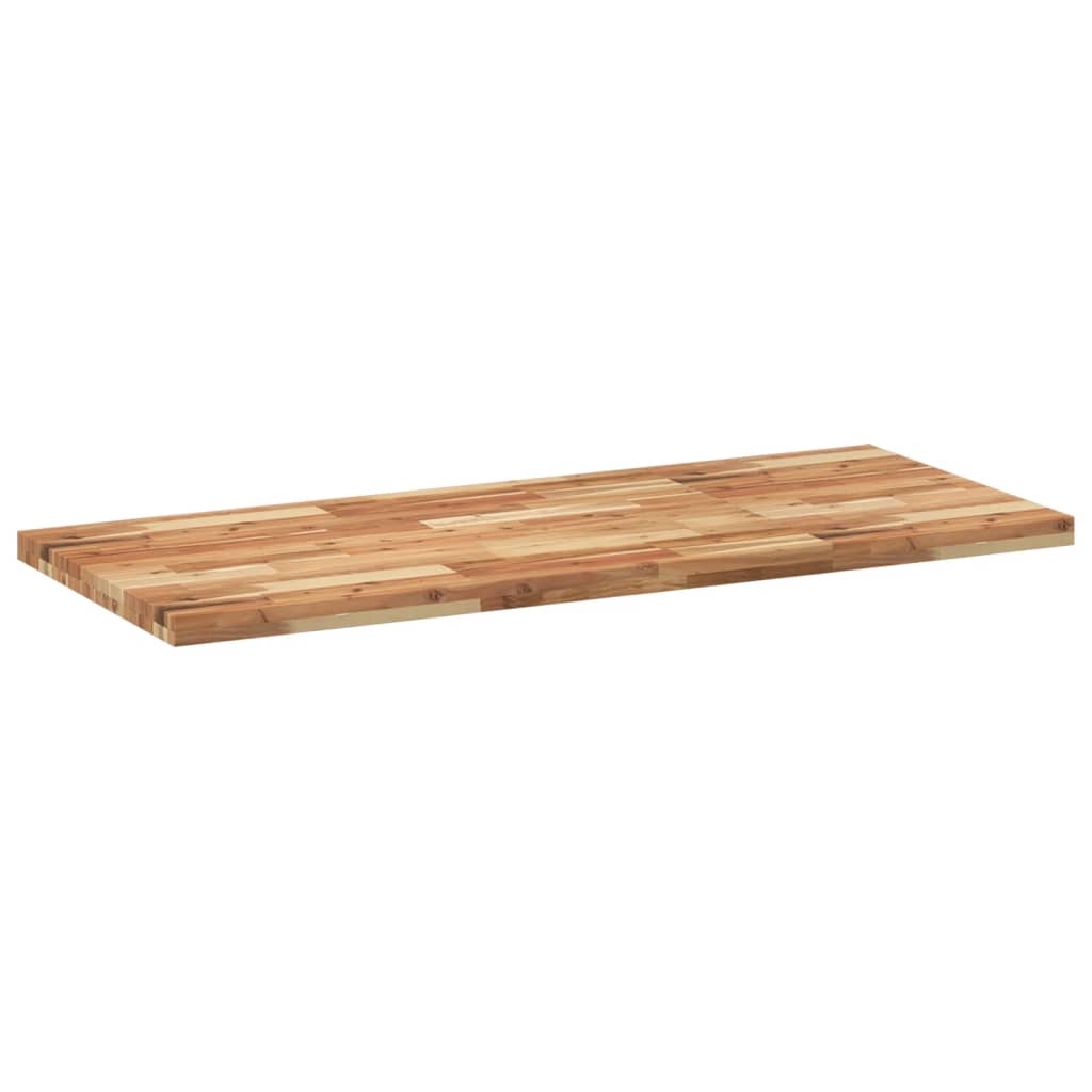 Waschtischplatte Ölbeschichtung 140x60x4 cm Massivholz Akazie