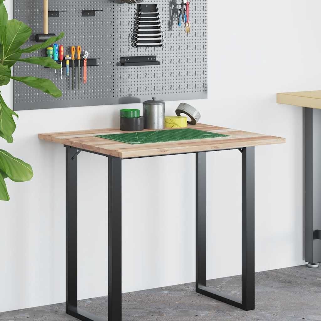 Schreibtischplatte Unbehandelt 100x60x2 cm Massivholz Akazie