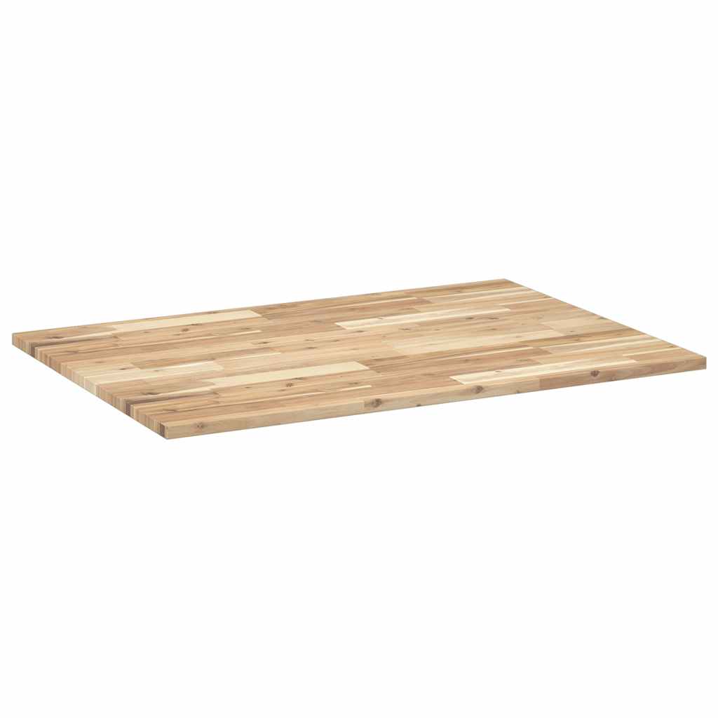 Schreibtischplatte Unbehandelt 120x70x2 cm Massivholz Akazie