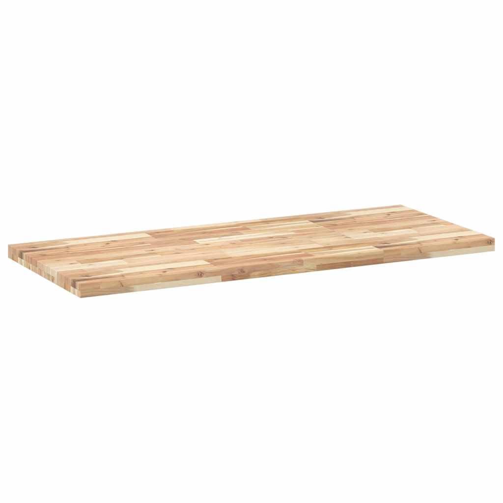 Schreibtischplatte Unbehandelt 120x60x4 cm Massivholz Akazie