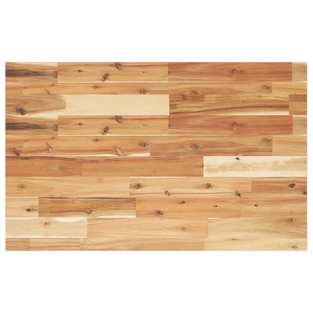 Schreibtischplatte Ölbeschichtung 80x50x2 cm Massivholz Akazie