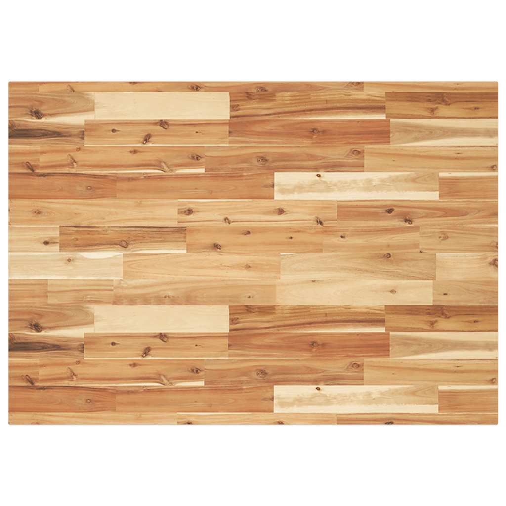 Schreibtischplatte Ölbeschichtung 80x70x2 cm Massivholz Akazie