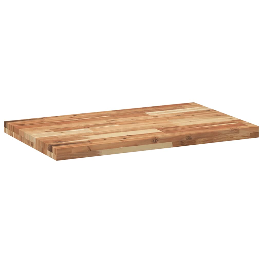 Schreibtischplatte Ölbeschichtung 100x50x4 cm Massivholz Akazie