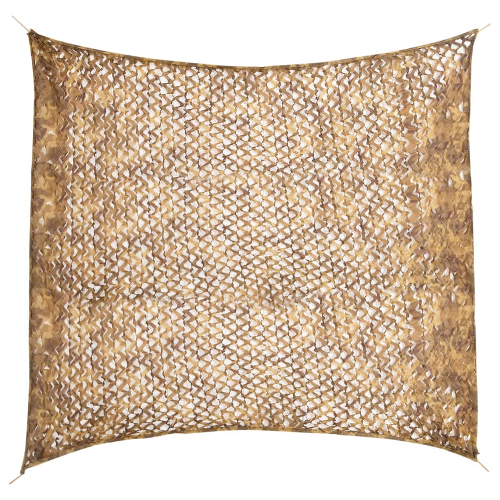 Tarnnetz mit Aufbewahrungstasche 316x296 cm Sandfarbe