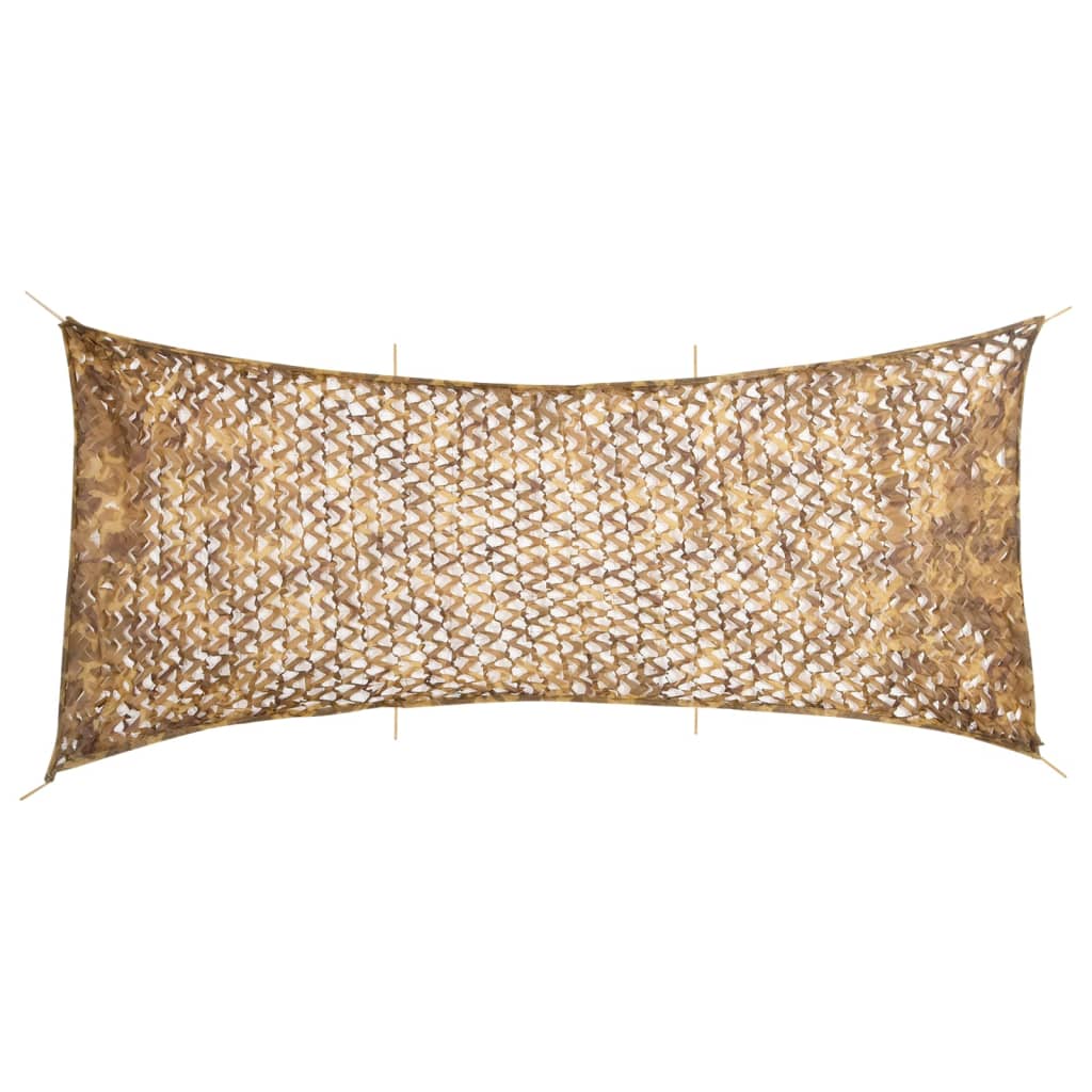 Tarnnetz mit Aufbewahrungstasche 627x290 cm Sandfarbe