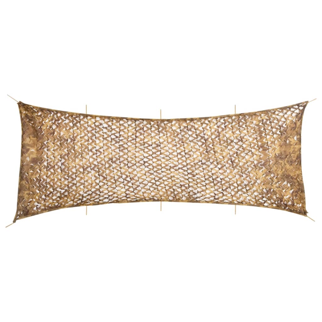 Tarnnetz mit Aufbewahrungstasche 833x297 cm Sandfarbe